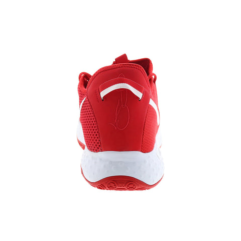Nike PG 4 TB Promo CW4134-603 Mens Red Canvas Athletic Basketball Shoes