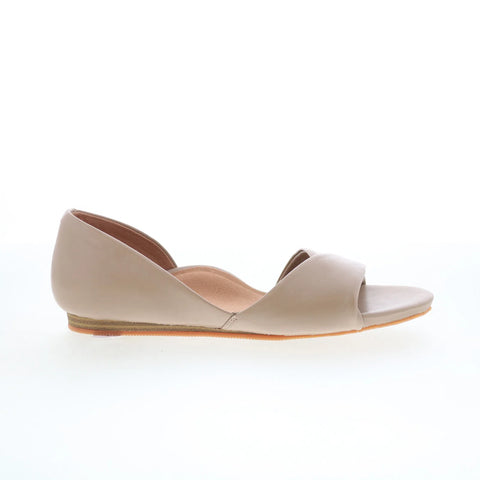 Softwalk Cypress S2307-154 Womens Beige Leather Slip On Strap Sandals Shoes