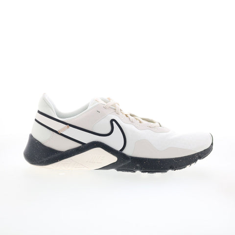 Nike Legend Essential 2 Premium Womens White Athletic Cross Training Shoes