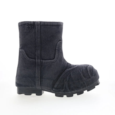 Diesel D-Hammer CH MD Y03325-P6078-T8013 Mens Black Casual Dress Boots