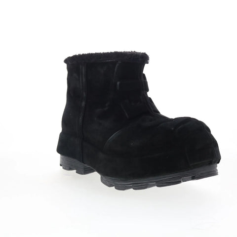 Diesel D-Hammer CH MD Mens Black Suede Slip On Ankle Boots