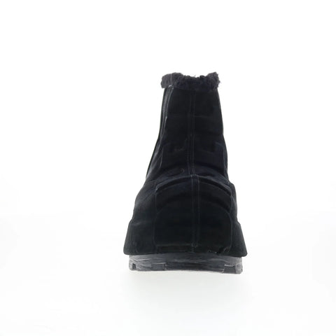 Diesel D-Hammer CH MD Mens Black Suede Slip On Ankle Boots