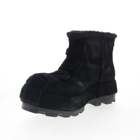Diesel D-Hammer CH MD Mens Black Suede Slip On Ankle Boots