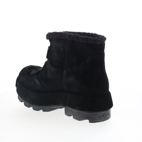 Diesel D-Hammer CH MD Mens Black Suede Slip On Ankle Boots