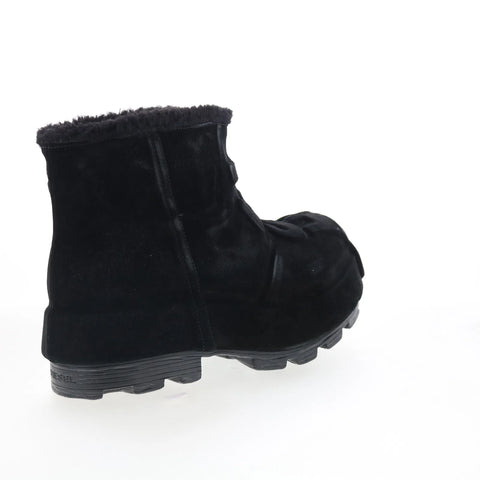 Diesel D-Hammer CH MD Mens Black Suede Slip On Ankle Boots