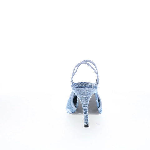 Diesel D-Venus SB Y02985-PS288-T6348 Womens Blue Slingback Heels Shoes