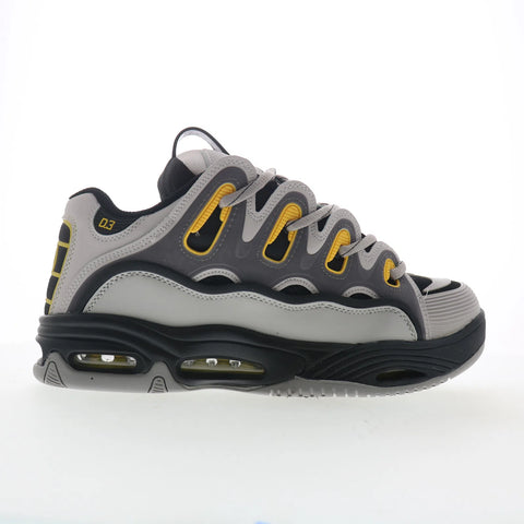 Osiris D3 2001 1141 2951 Mens Gray Synthetic Skate Inspired Sneakers Shoes