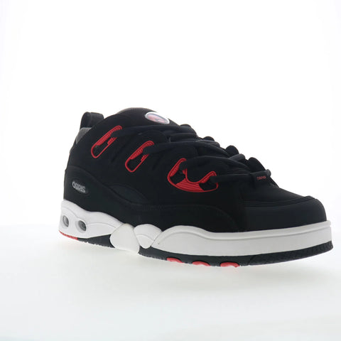 Osiris D3 E 1375 1044 Mens Black Nubuck Skate Inspired Sneakers Shoes