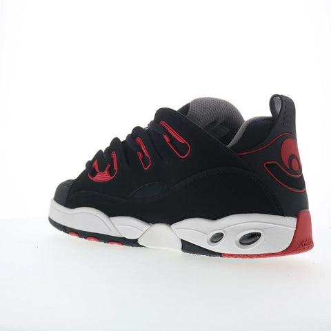 Osiris D3 E 1375 1044 Mens Black Nubuck Skate Inspired Sneakers Shoes