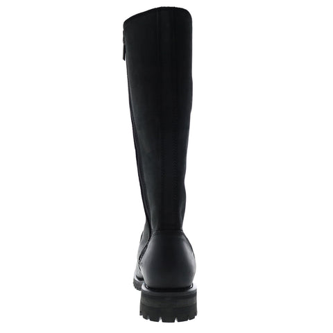 Harley-Davidson Lornell 14" Lace D84685 Womens Black Leather Motorcycle Boots