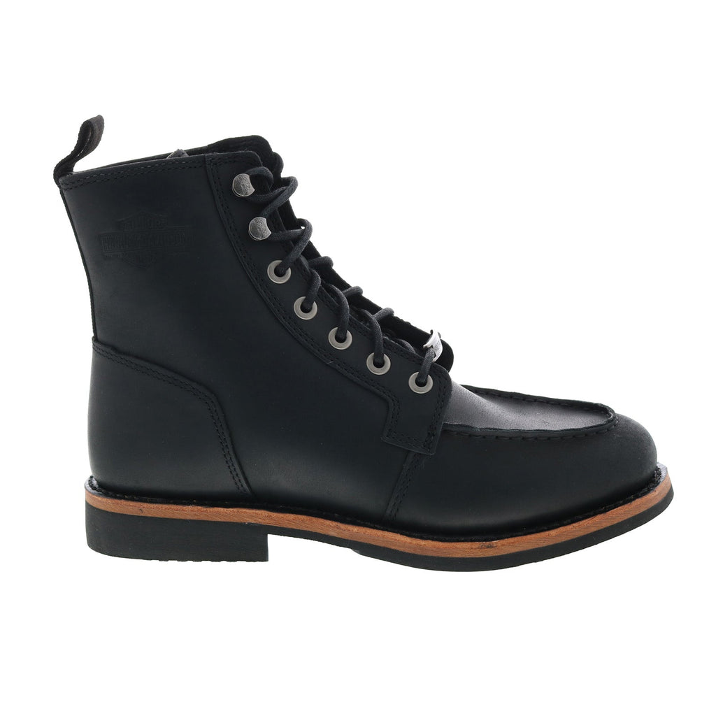 Harley-Davidson Owens D93613 Mens Black Leather Motorcycle Boots - Ruze ...