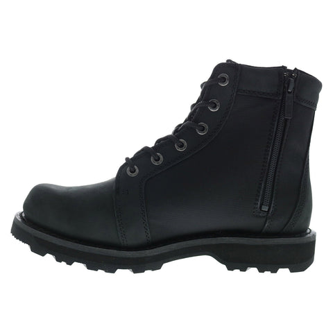 Harley-Davidson Hamlyn Nylon D93785 Mens Black Nubuck Motorcycle Boots