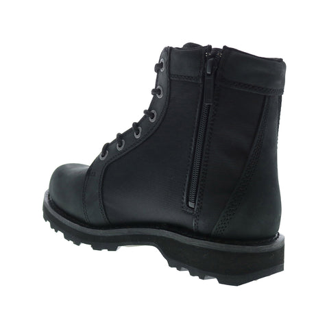 Harley-Davidson Hamlyn Nylon D93785 Mens Black Nubuck Motorcycle Boots