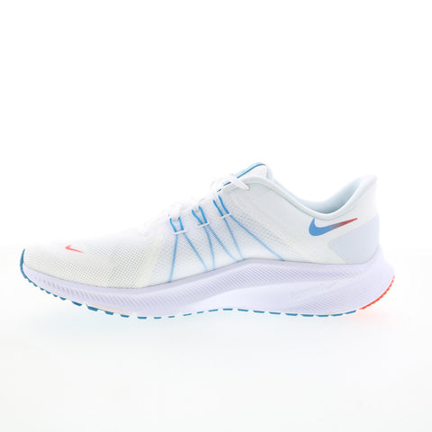 Nike Quest 4 DA1105-101 Mens White Mesh Athletic Running Shoes