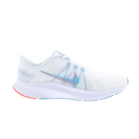 Nike Quest 4 DA1105-101 Mens White Mesh Athletic Running Shoes