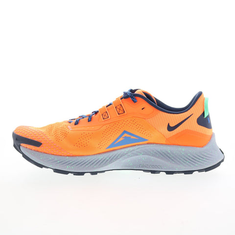 Nike Pegasus Trail 3 DA8697-800 Mens Orange Canvas Athletic Hiking Shoes
