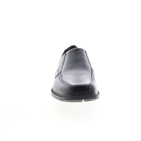 Dunham Dillon DAB01BK Mens Black Leather Loafers & Slip Ons Casual Shoes