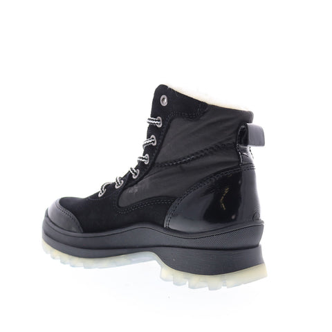 Bos. & Co. Dacks Womens Black Suede Lace Up Casual Dress Boots