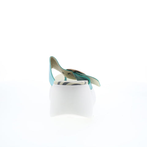 Fly London Dafi DAFI938FLY-003 Womens Blue Platform Sandals Shoes