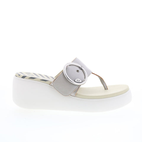 Fly London Dafi DAFI938FLY-005 Womens Gray Platform Sandals Shoes