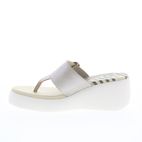 Fly London Dafi DAFI938FLY-005 Womens Gray Platform Sandals Shoes