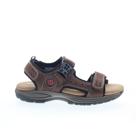 Dunham Nolan DAI04BR Mens Brown Extra Wide 4E Leather Sport Sandals Shoes