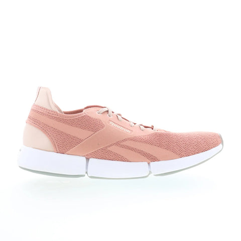 Reebok DailyFit DMX 2.0 Womens Pink Mesh Lace Up Lifestyle Sneakers Shoes