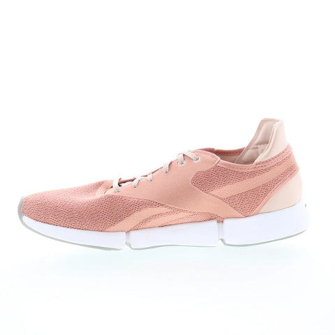 Reebok DailyFit DMX 2.0 Womens Pink Mesh Lace Up Lifestyle Sneakers Shoes
