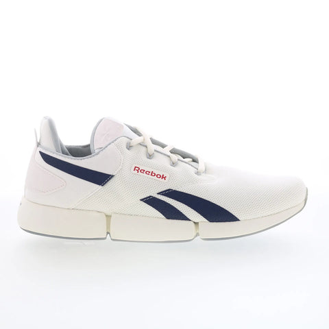Reebok Dailyfit DMX Mens White Mesh Lace Up Lifestyle Sneakers Shoes