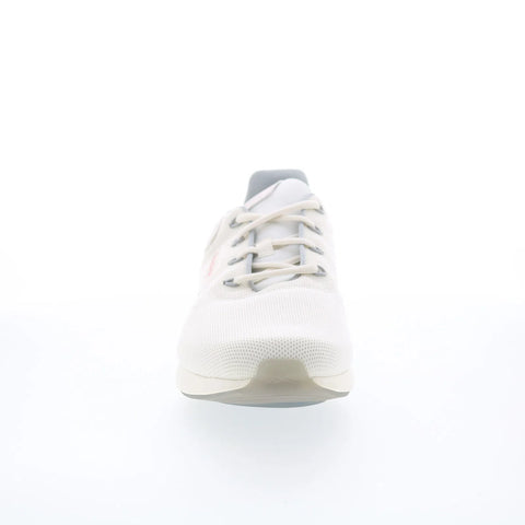 Reebok Dailyfit DMX Mens White Mesh Lace Up Lifestyle Sneakers Shoes