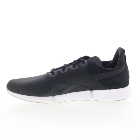 Reebok Dailyfit DMX Mens Black Canvas Lace Up Lifestyle Sneakers Shoes