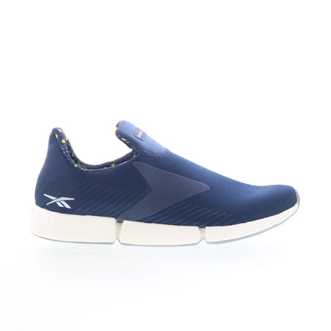 Reebok DailyFit DMX Slip On Womens Blue Mesh Slip On Lifestyle Sneakers Shoes