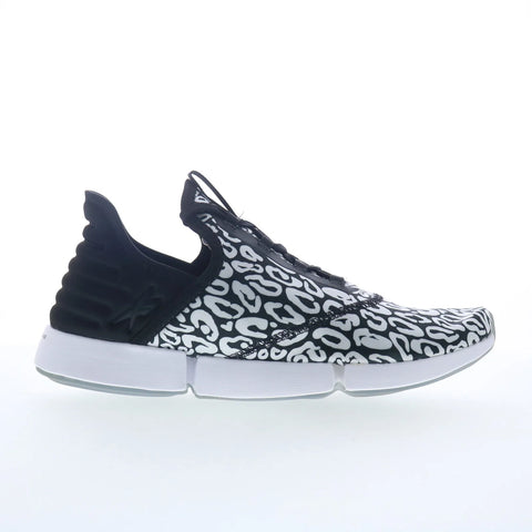 Reebok Dailyfit Womens Black Canvas Lace Up Lifestyle Sneakers Shoes