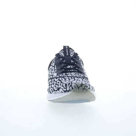 Reebok Dailyfit Womens Black Canvas Lace Up Lifestyle Sneakers Shoes