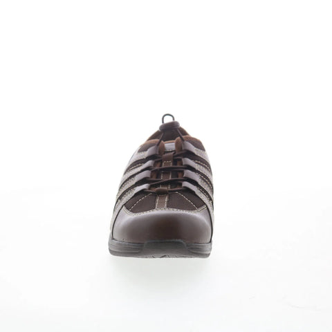 Drew Daisy 10209-69 Womens Brown Leather Slip On Lifestyle Sneakers Shoes
