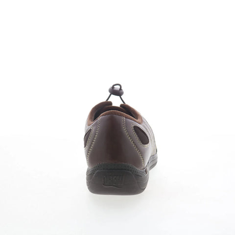 Drew Daisy 10209-69 Womens Brown Leather Slip On Lifestyle Sneakers Shoes