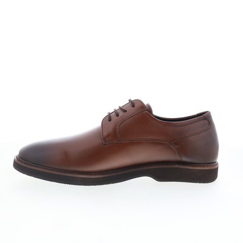 Studio Belvedere Dalton Mens Brown Leather Oxfords & Lace Ups Plain Toe Shoes