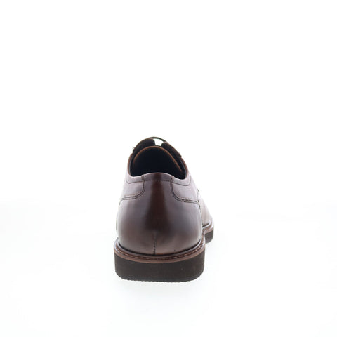 Studio Belvedere Dalton Mens Brown Leather Oxfords & Lace Ups Plain Toe Shoes