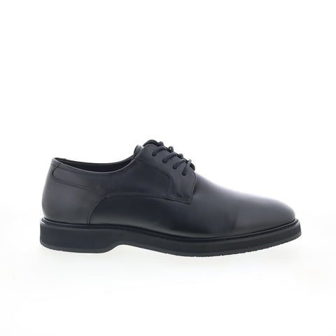 Studio Belvedere Dalton Mens Black Oxfords & Lace Ups Plain Toe Shoes