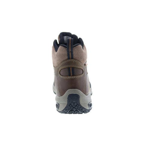 Dunham Lawrence DAN02BR Mens Brown Leather Lace Up Hiking Boots