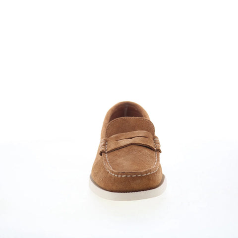 Sebago Dan Boat Roughout Mens Brown Loafers & Slip Ons Penny Shoes