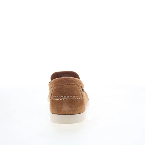 Sebago Dan Boat Roughout Mens Brown Loafers & Slip Ons Penny Shoes