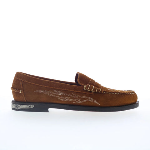 Sebago Dan Dallas 78118ZW-907 Womens Brown Loafers & Slip Ons Penny Shoes