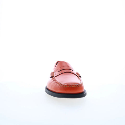 Sebago Dan Orange 72128CW-A88 Womens Orange Loafers & Slip Ons Penny Shoes