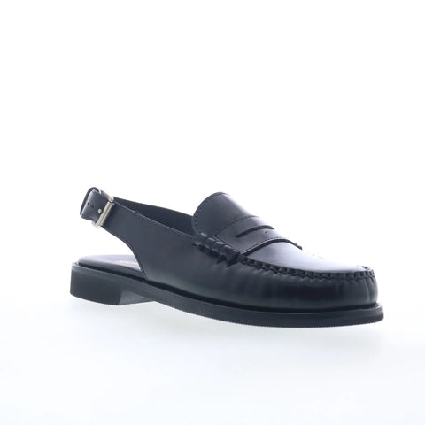 Sebago Dan Sandal Polaris 771144W-902 Womens Black Slingback Sandals Shoes