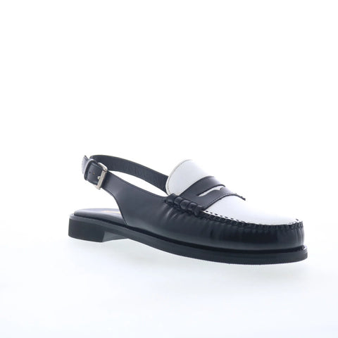 Sebago Dan Sandal Polaris 771144W-987 Womens Black Slingback Sandals Shoes