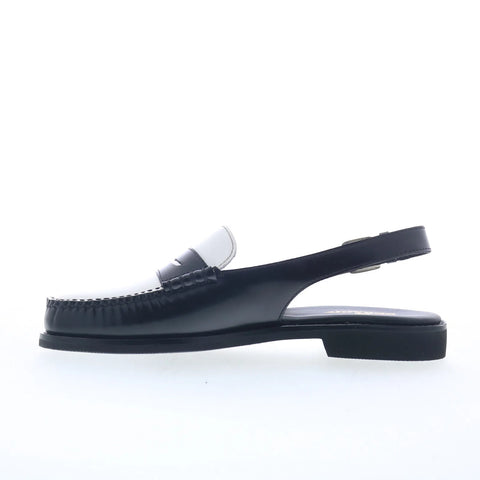 Sebago Dan Sandal Polaris 771144W-987 Womens Black Slingback Sandals Shoes