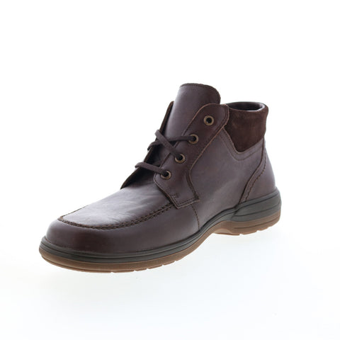 Mephisto Darwin Mens Burgundy Leather Lace Up Chukkas Boots