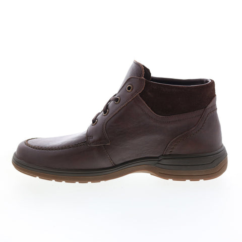 Mephisto Darwin Mens Burgundy Leather Lace Up Chukkas Boots