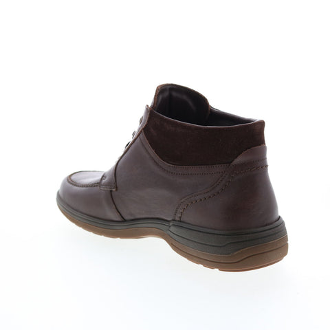 Mephisto Darwin Mens Burgundy Leather Lace Up Chukkas Boots